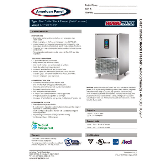Spec Sheet