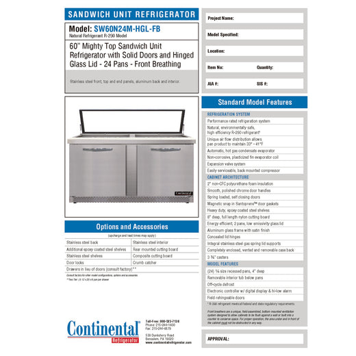 Spec Sheet