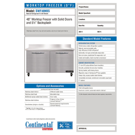 Spec Sheet