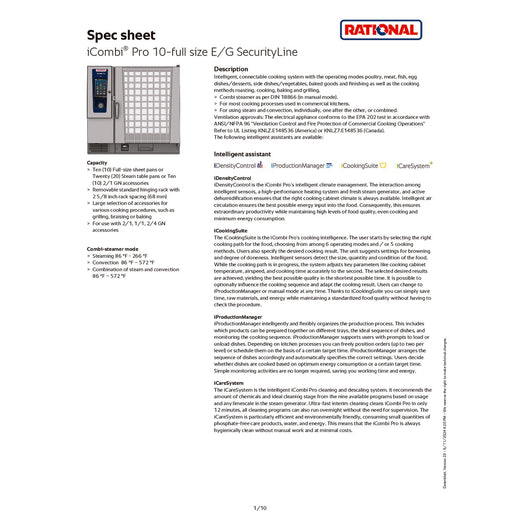 Security Spec Sheet