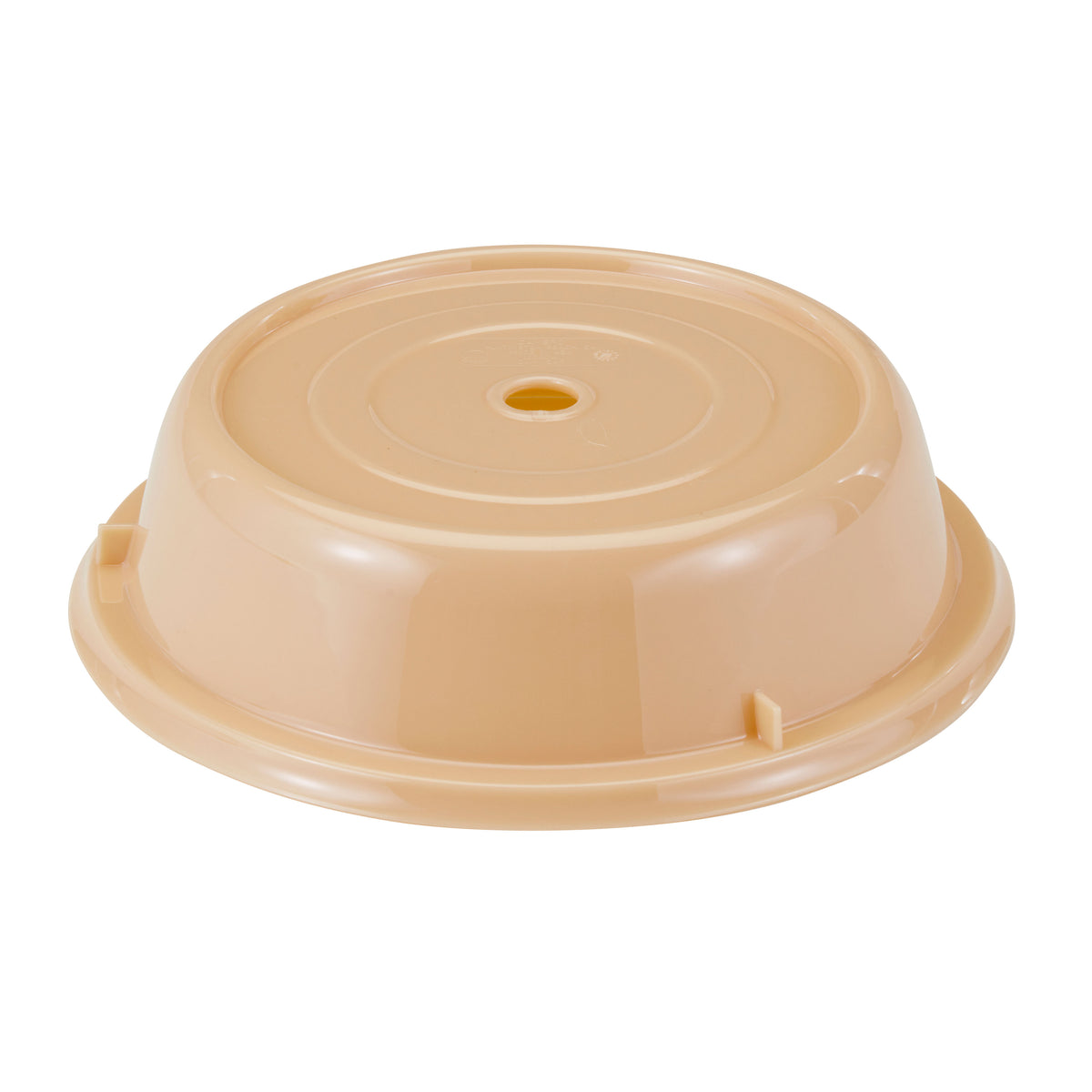 Cambro 1007CW133 Camwear Camcover - Beige Plastic Cover, 10-5/8" Dia., 2-3/4" H, NSF, 210°F Cart — Case of 12 pieces