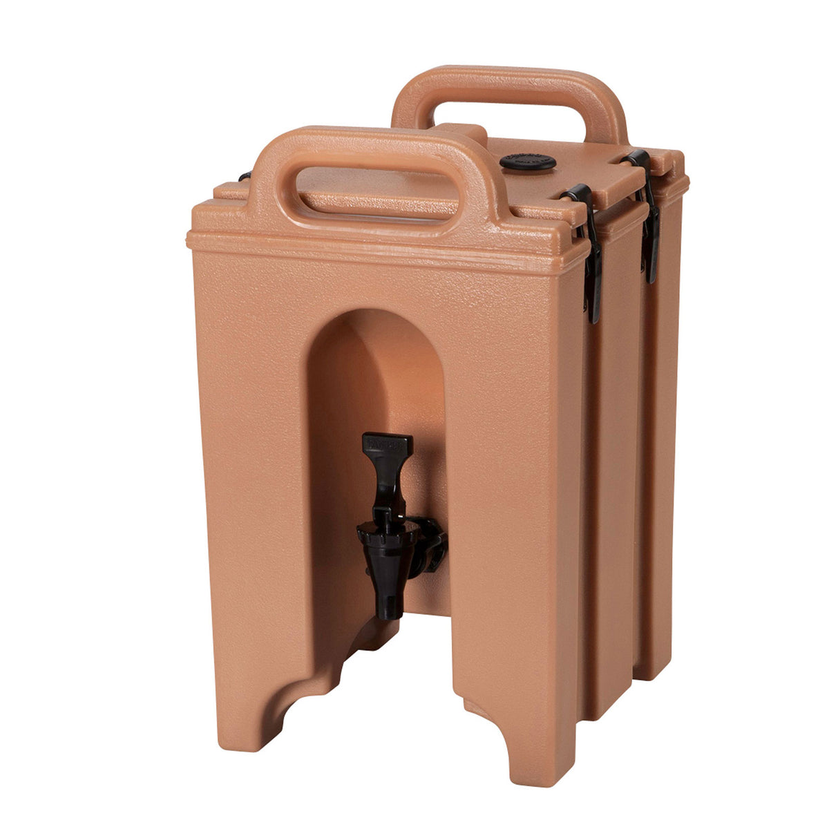 Cambro 100LCD157 Camtainer 1-1/2-Gal Insulated Plastic Carrier, Beige, 10.3"W x 11.5"D x 17.3"H,NSF