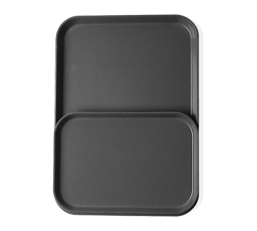 Cambro 1015204 Tray Insert – 10-1/8" x 15" Fiberglass Rattan Wood Design Fast Food Tray — Case of 24 pieces