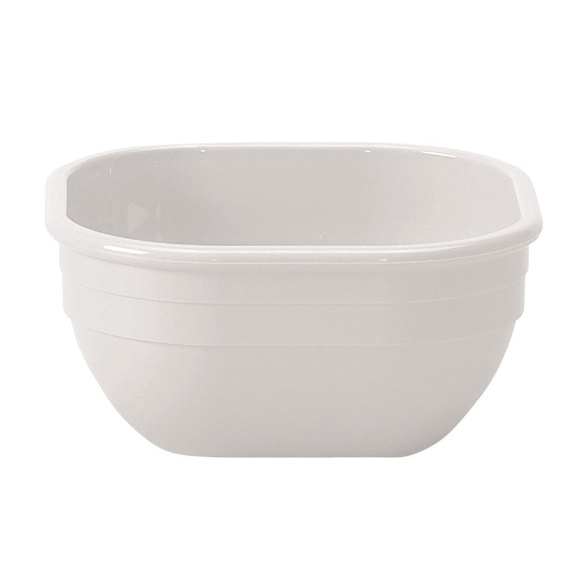 Cambro 10CW148 Plastic Bowl, 4" x 4" (1-7/8" H), 9.4 Oz, White Poly NSF Dishwasher Safe, Made In USA — Case of 48 pieces