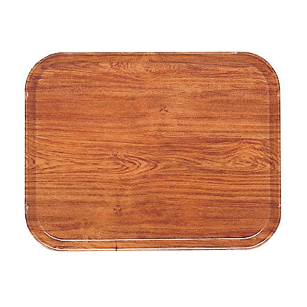 Cambro 1216309 Rectangular Tray, 12" x 16-5/16", Fiberglass, Java Teak Finish, Dishwasher-Safe, NSF — Case of 12 pieces