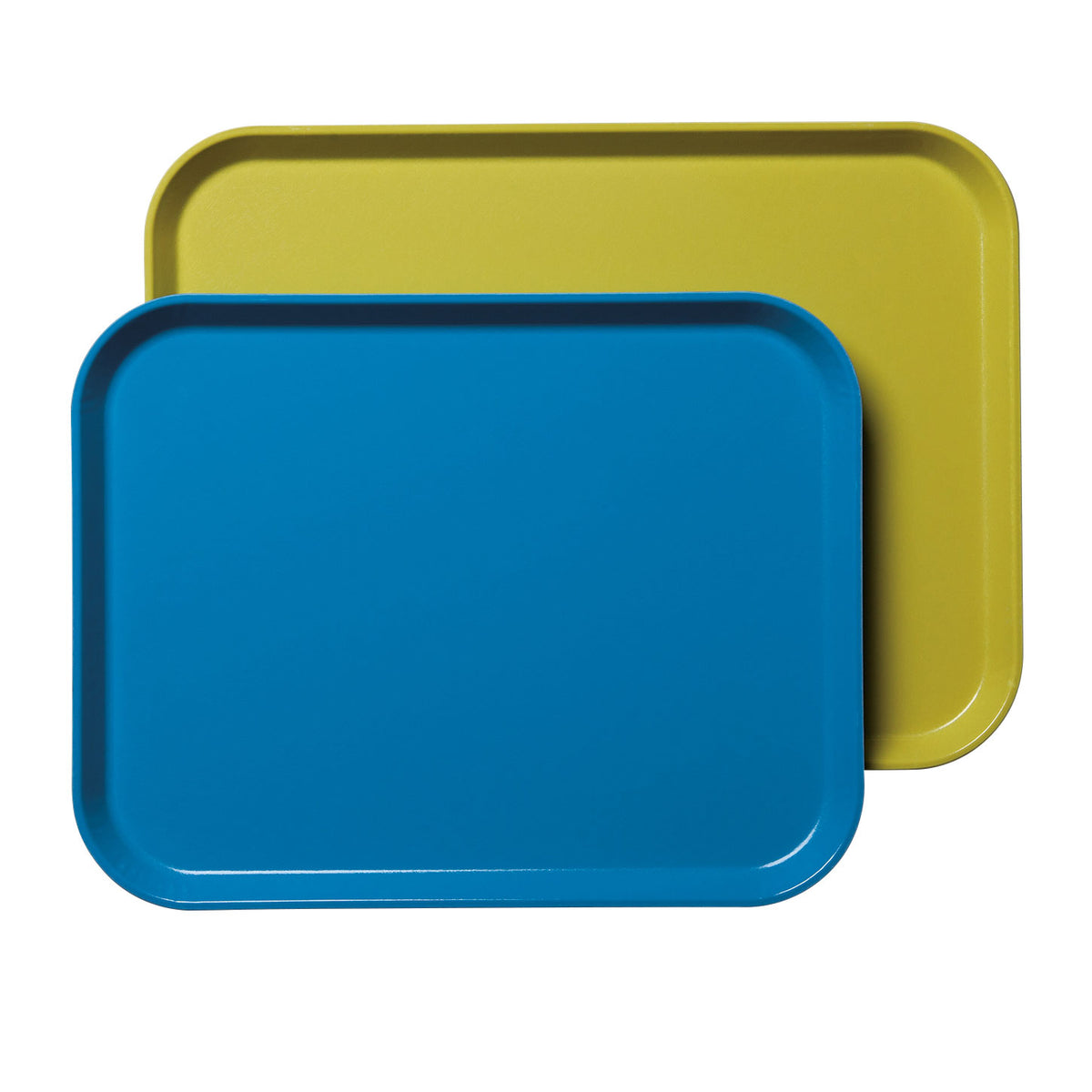 Cambro 1216CL145 Camlite Tray - 12" x 16-5/16" Yellow Fiberglass Rectangular, NSF, Dishwasher Safe — Case of 12 pieces