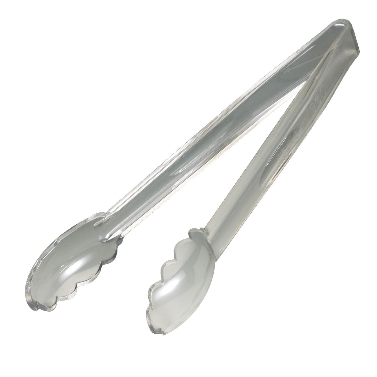 Cambro 12TGS135 Lugano Tongs, 12" Clear Polycarbonate, -40°F-210°F, Dishwasher Safe, NSF — Case of 12 pieces