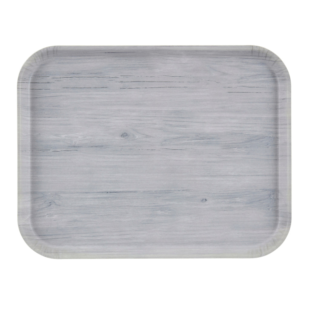 Cambro 1418DC810 Rectangular Tray, 18" x 14", Stonewash Gray Fiberglass, NSF, Dishwasher Safe — Case of 12 pieces