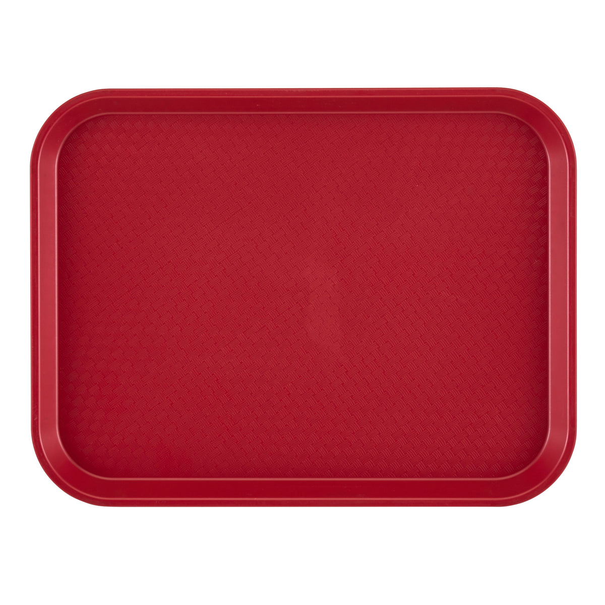 Cambro 1418FF416 Fast Food Tray - 13-13/16" x 17-3/4" Red Polypropylene, NSF, Made in USA — Case of 12 pieces