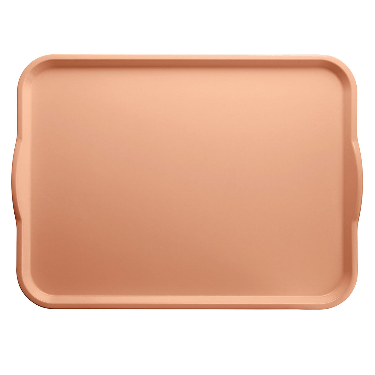 Cambro 1418H117 Camtray Dietary Tray, Rectangular 14" x 18", Fiberglass, Dark Peach, NSF Certified — Case of 12 pieces