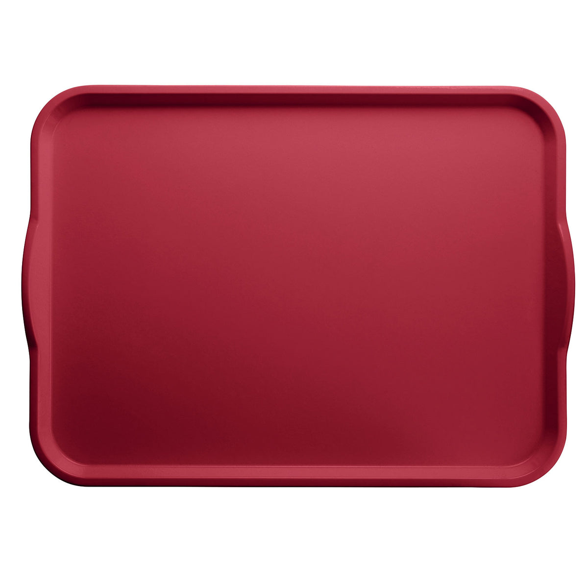 Cambro 1418H221 - Camtray Dietary Tray, 14" x 18" Red Fiberglass, High-Impact, NSF, Made in USA — Case of 12 pieces