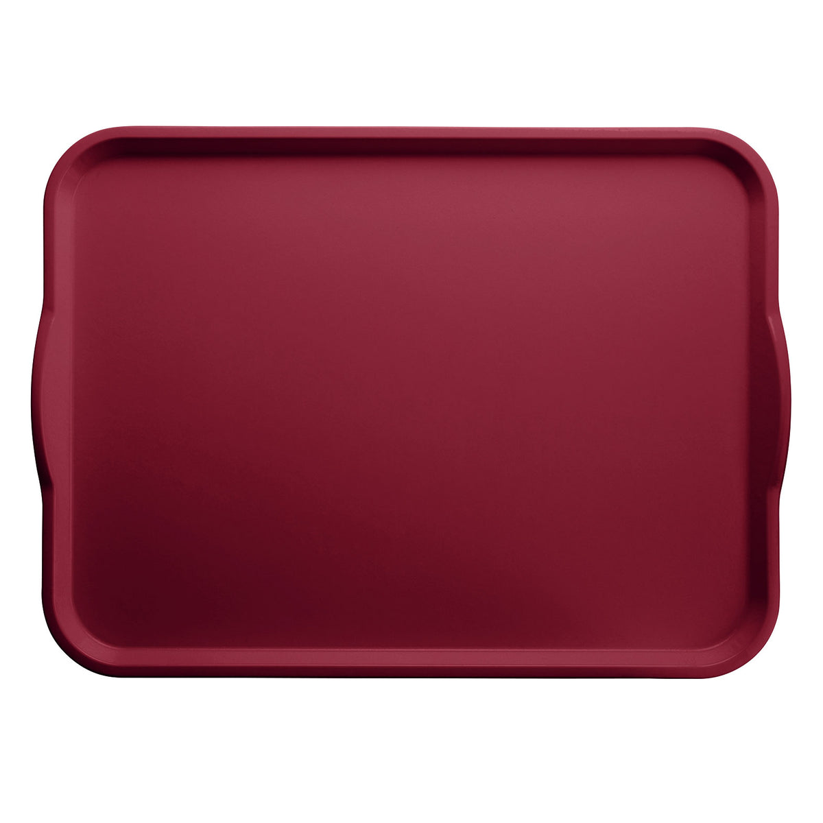 Cambro 1418H505 - Dietary Tray, 14" x 18" Rectangular Fiberglass, Cherry Red, NSF, Made in USA — Case of 12 pieces