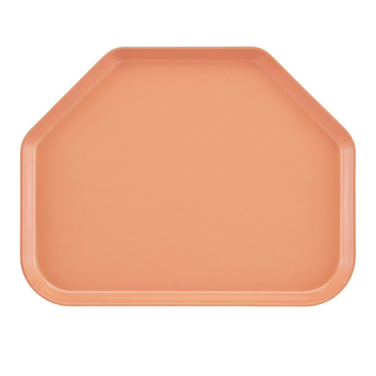 Cambro 1418TR117 Camtray Trapezoid Tray, 14" x 18", Fiberglass, Dark Peach, NSF, Dishwasher Safe — Case of 12 pieces