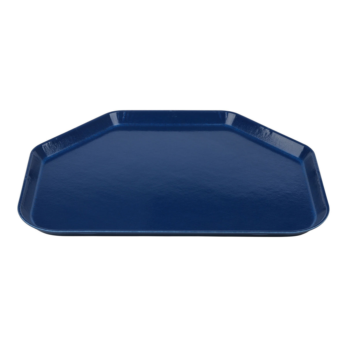 Cambro 1418TR123 Camtray Trapezoid Tray, 14" x 18" Fiberglass, Amazon Blue, Dishwasher Safe — Case of 12 pieces
