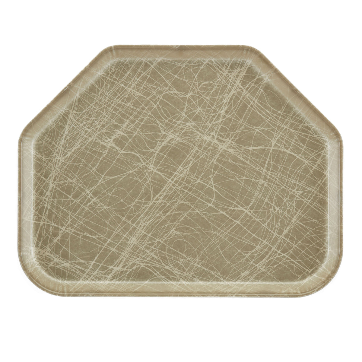 Cambro 1418TR215 Trapezoid Tray, 14" x 18", Fiberglass, Gray, NSF, Dishwasher Safe, Made in USA — Case of 12 pieces