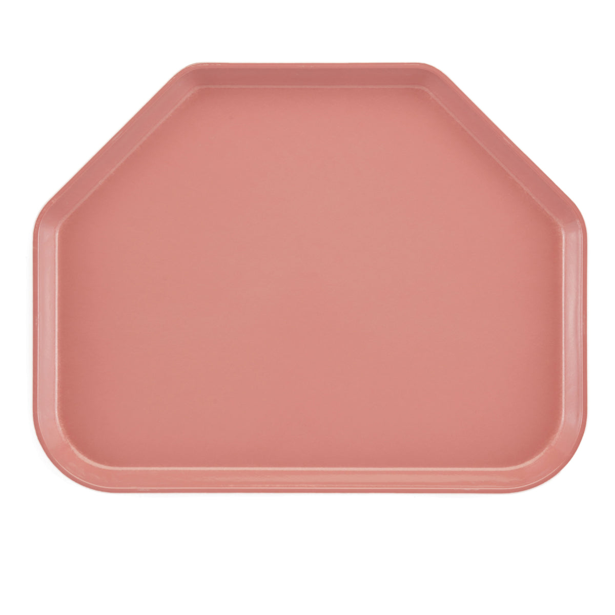 Cambro 1422TR409 Camtray Trapezoid Tray, 14" x 22", Fiberglass, Blush Pink, NSF, Dishwasher Safe — Case of 12 pieces