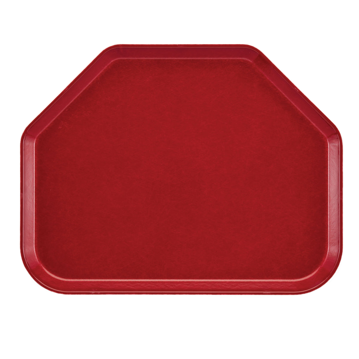 Cambro 1422TR505 Camtray Trapezoid Tray 14" x 22" High Impact Fiberglass Cherry Red Dishwasher Safe — Case of 12 pieces