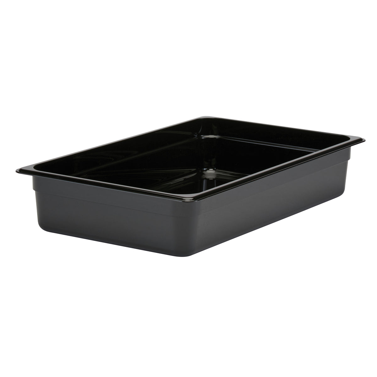 Cambro 14CW110 Food Pan - Full-Size 13.7-Quart, 4" Deep Polycarbonate Black, NSF — Case of 6 pieces