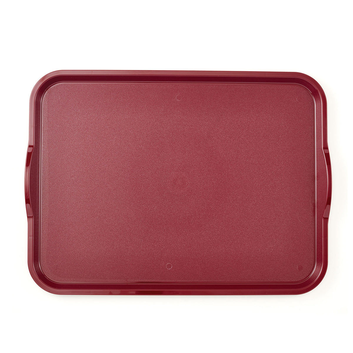 Camwear Cambro 1520CWNSH488 Tray, 15" x 20", Dark Cranberry PC, Non-Skid Lugs, NSF, Dishwasher Safe — Case of 12 pieces