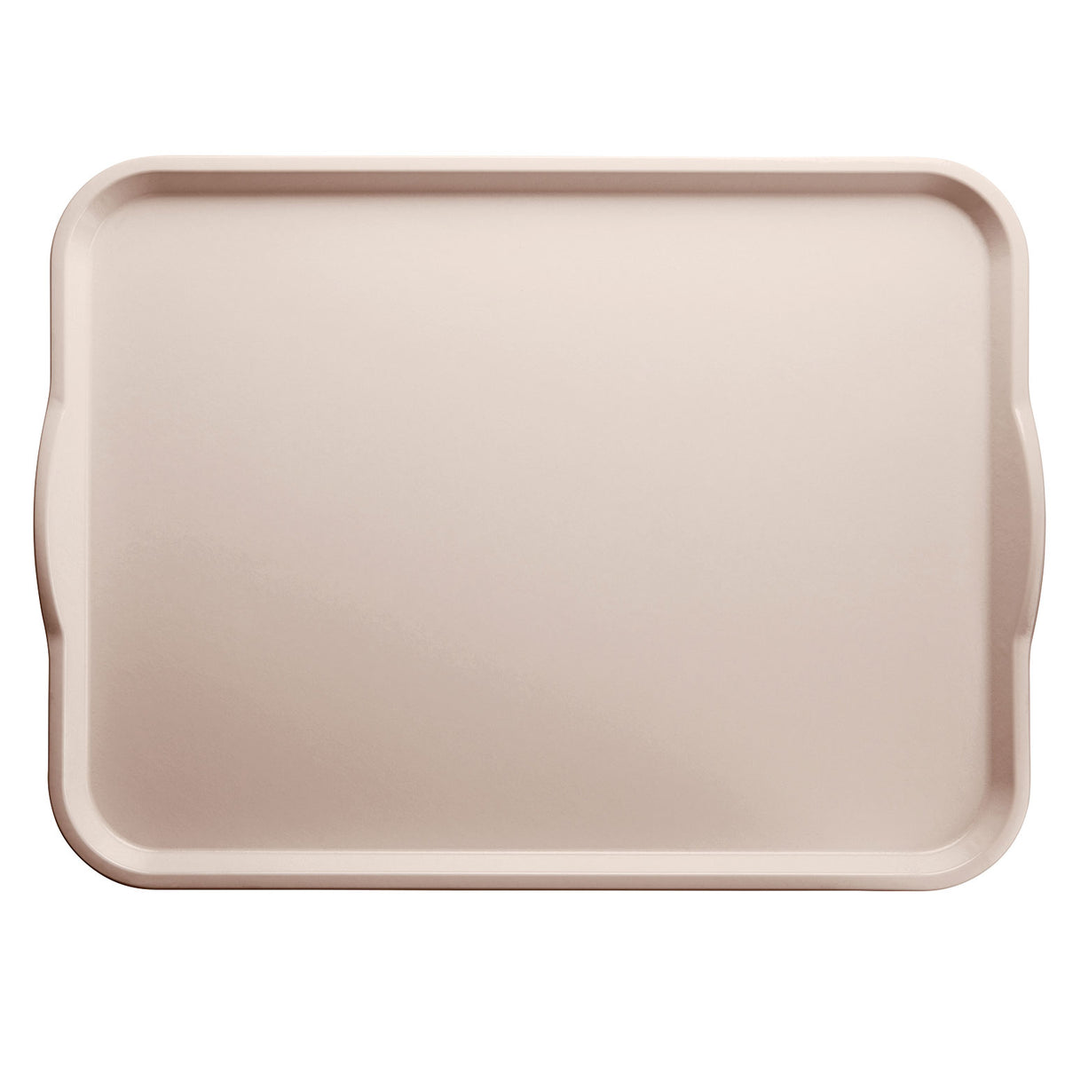 Cambro 1520H101 Camtray Tray, 15" x 20" Grays Antique Parchment, Fiberglass, Handles, USA Made — Case of 12 pieces
