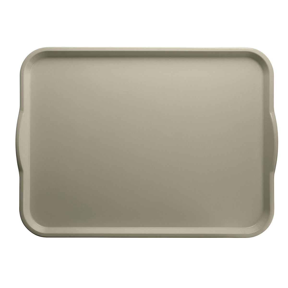 Cambro 1520H104 Camtray Rectangular Tray, 15" x 20", Fiberglass, Desert Tan Handles, NSF — Case of 12 pieces