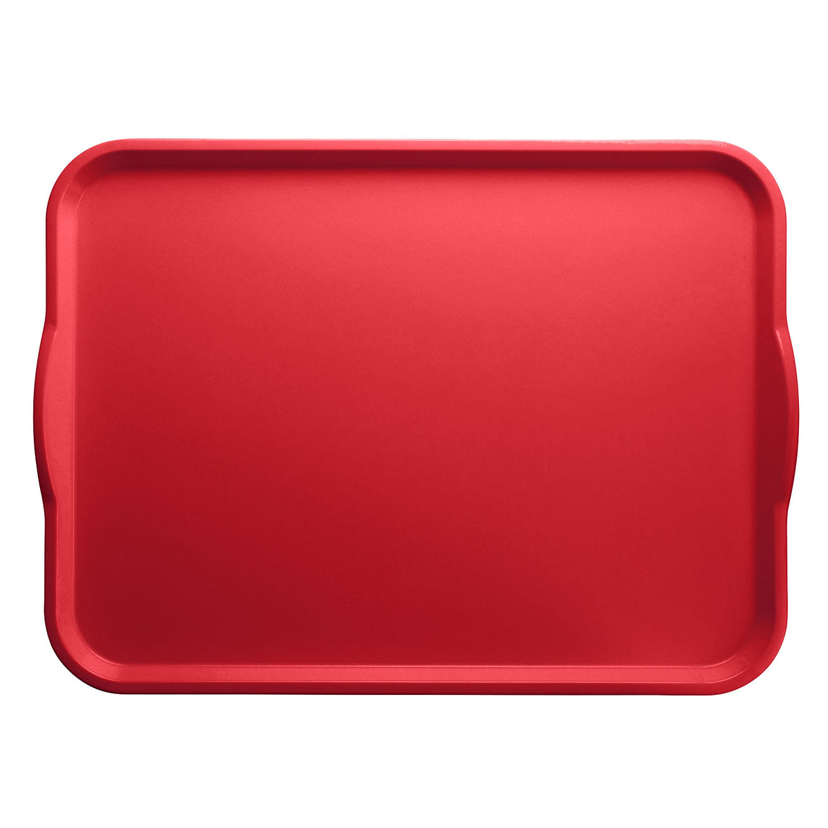 Cambro 1520H510 Camtray Rectangular Tray, 15" x 20", Signal Red Reinforced Fiberglass, NSF — Case of 12 pieces