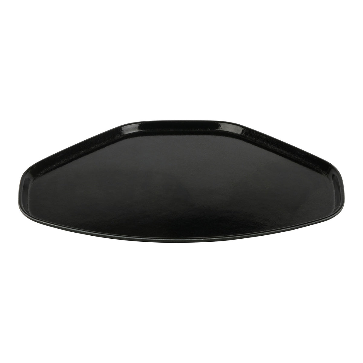 Cambro 1520TR110 Camtray Trapezoid Tray, 14-9/16" x 19-1/2" Black Fiberglass, NSF, Dishwasher Safe — Case of 12 pieces