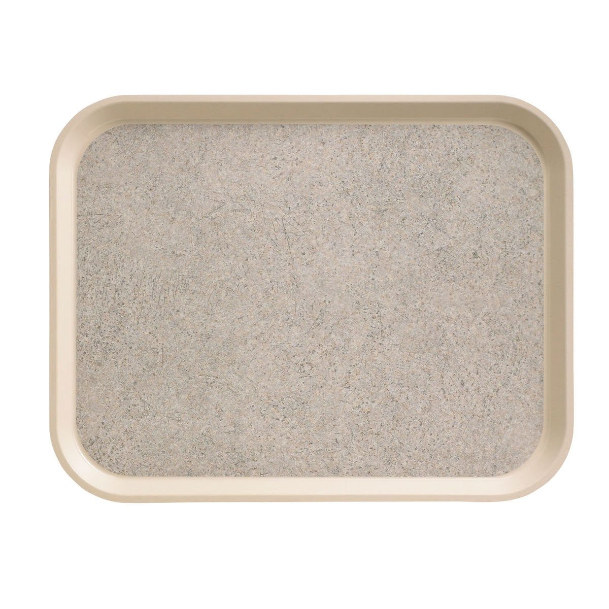 Cambro 1520VC380 Tray, 15" x 20", Ivory Sahara, Fiberglass, Dishwasher Safe, NSF/Ecosafe, USA — Case of 12 pieces