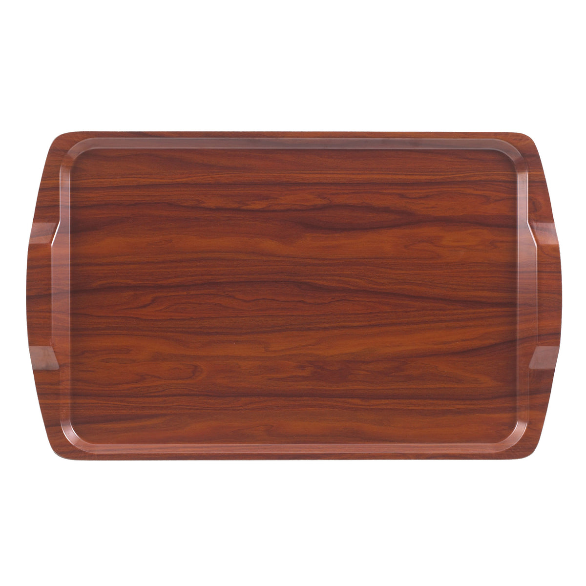 Cambro 1525RST376 Tray - Rectangular 14" x 21" Fiberglass, Walnut Finish, NSF, Dishwasher Safe — Case of 12 pieces