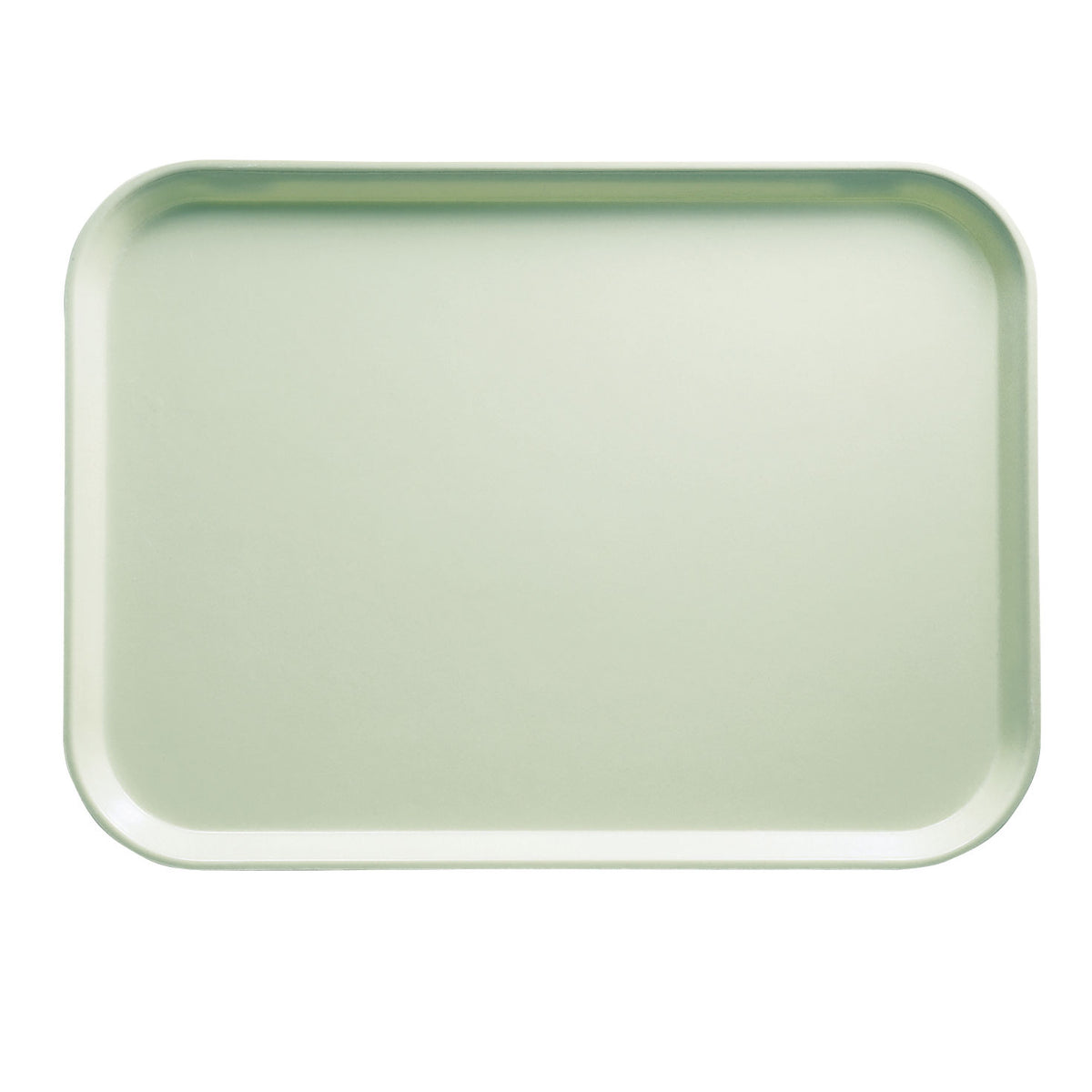 Cambro 16225429 Rectangular Tray, 16.5" x 22.5" Key Lime Fiberglass, Dishwasher Safe, NSF — Case of 12 pieces
