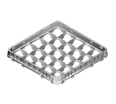 Cambro 20E2151 Half Drop Extender, Full Size, 20 Compartments, Soft Gray, 19-5/8" x 19-5/8" — Case of 12 pieces