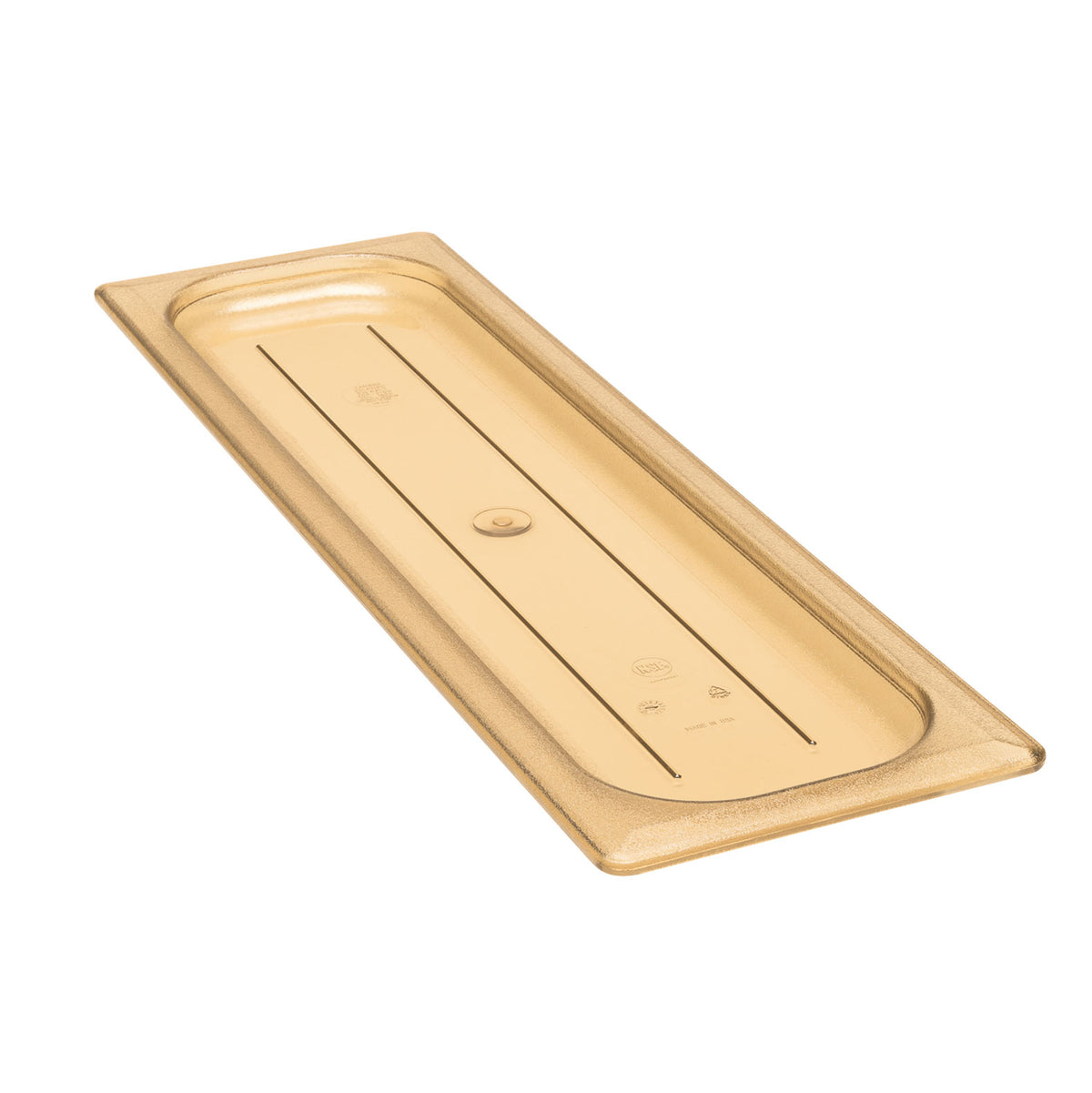 Cambro 20LPHPC150 1/2-Size Pan Cover, Amber Non-Stick Lid, Hi-Heat -40°F-300°F, NSF, Made — Case of 6 pieces