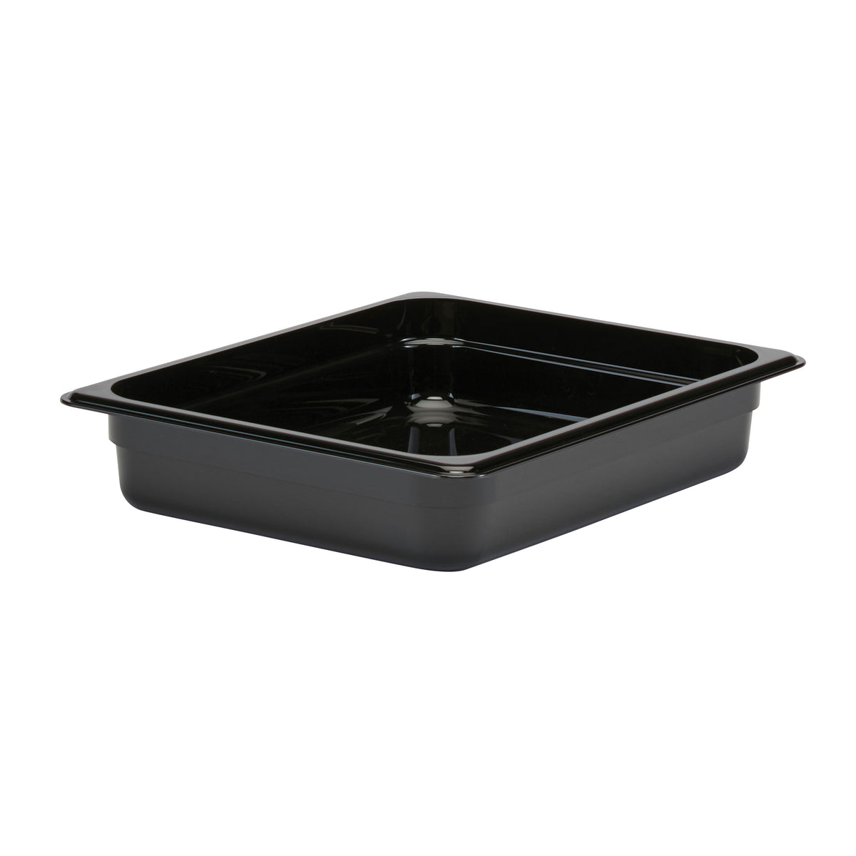 Cambro 22CW110 - Food Pan, 4.1 Qt, 2.5" Deep, 1/2 Size, Polycarbonate Black, NSF — Case of 6 pieces