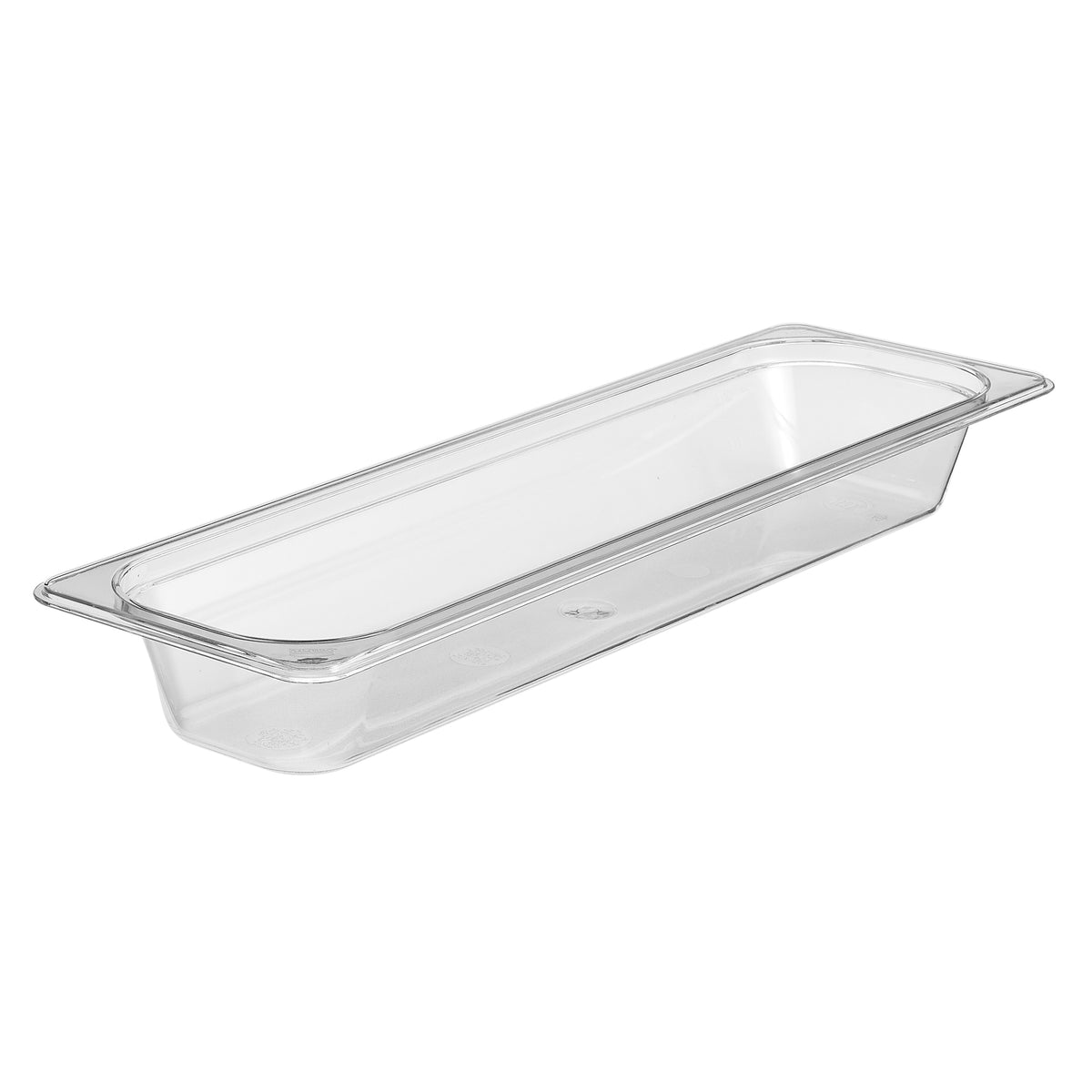 Cambro 22LPCW135 Pan, 3.2 Qt Clear Polycarbonate, 1/2 Size Long, 2-1/2" Deep, NSF — Case of 6 pieces