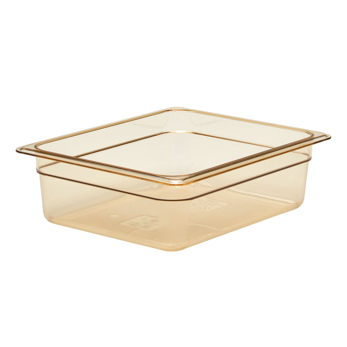 Cambro 24HP150 H-Pan Food Pan - -1/2 Size, 4″ Deep Amber Plastic, Non-Stick, -40°F to 375°F, NSF — Case of 6 pieces