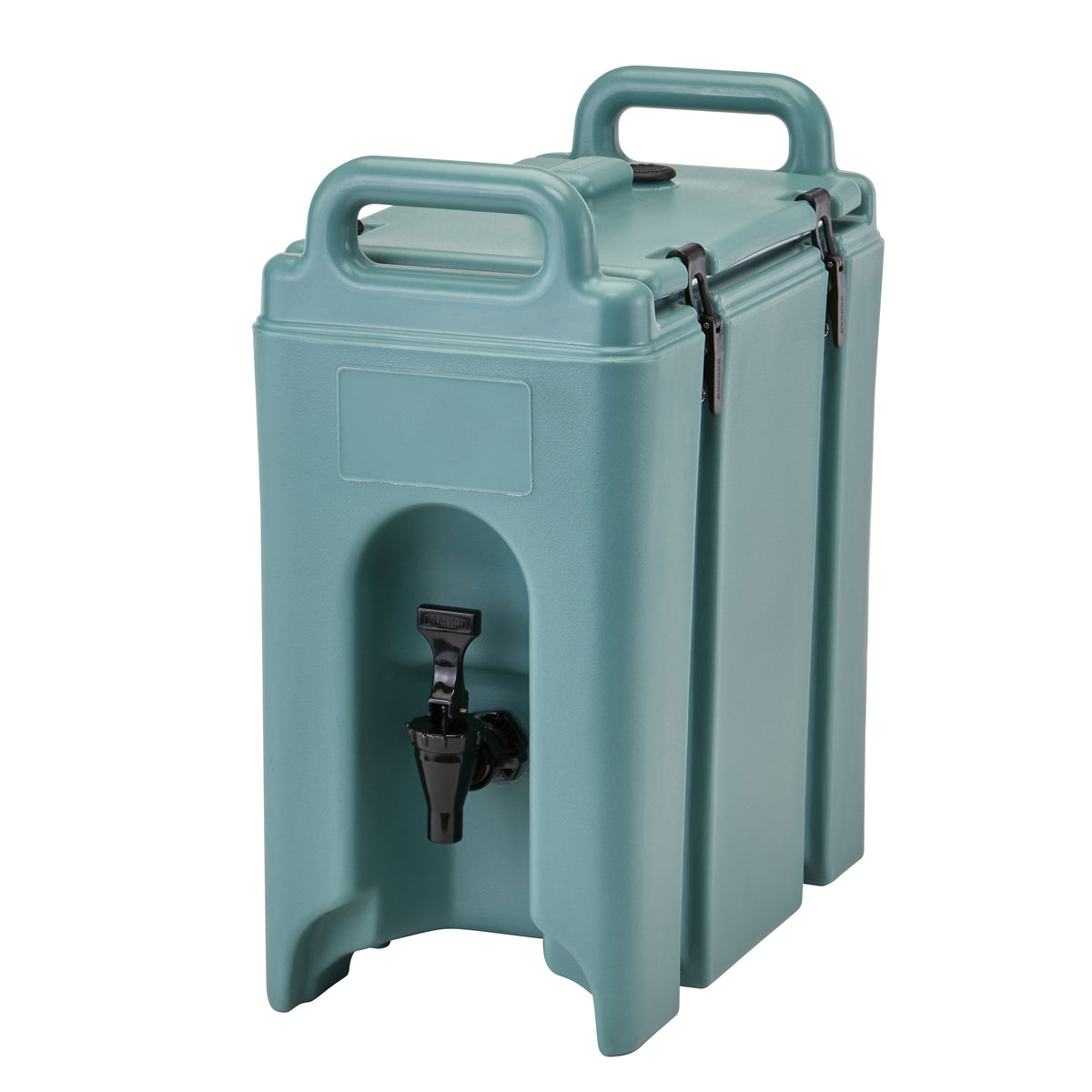 Cambro 250LCD401 Camtainer Beverage Carrier - 2.5-Gallon Blue, 9"W x 16-1/2"D x 18⅜"H, NSF Plastic