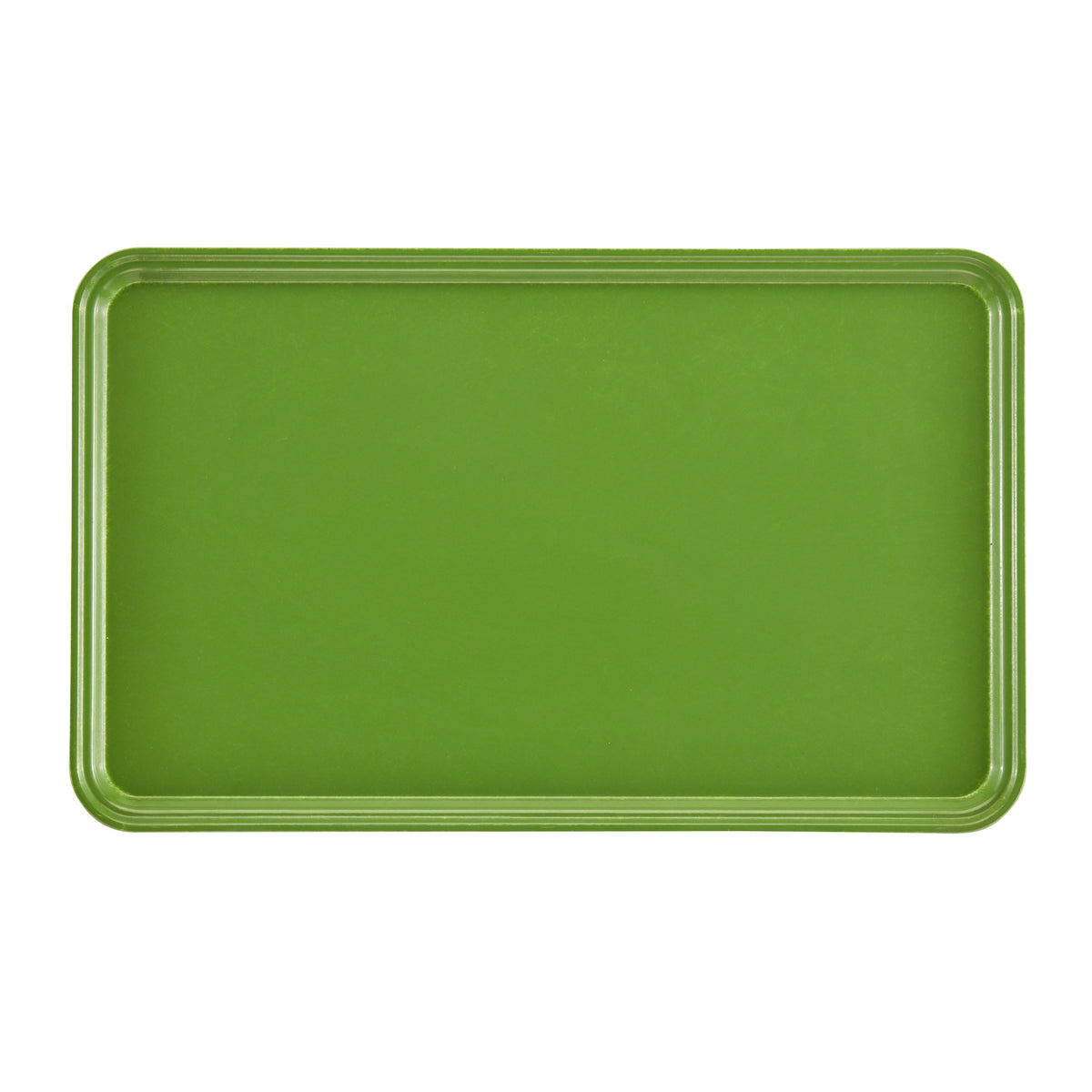 Cambro 2632113 Metric Tray – 10-7/16" x 12-3/4", Green Fiberglass Rectangular Tray, NSF Certified — Case of 12 pieces