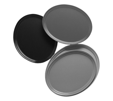 Cambro 2700429 Camtray Oval Tray, 22" x 26-7/8" Fiberglass, Green, Dishwasher Safe, NSF — Case of 6 pieces