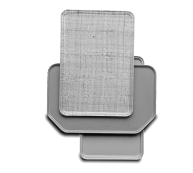 Cambro 3242409 Metric Tray – 12-1/2" x 16-1/2", Rectangular Fiberglass, Blush Pink, NSF Certified, 36/Case — Case of 12 pieces