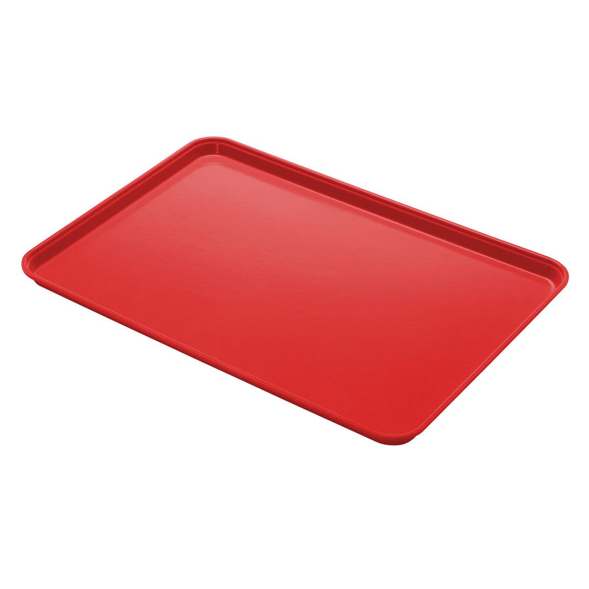 Cambro 3253CL163 Camlite Rectangular Tray, 12-3/4" x 20-7/8" Rose Red Fiberglass NSF Dishwasher Safe — Case of 12 pieces