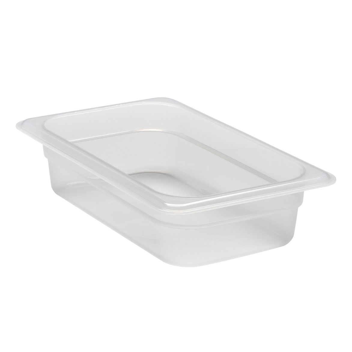 Cambro 42PP190 - 1/4 Size Polypropylene Food Pan, 2-1/2" Deep, Translucent, NSF — Case of 6 pieces