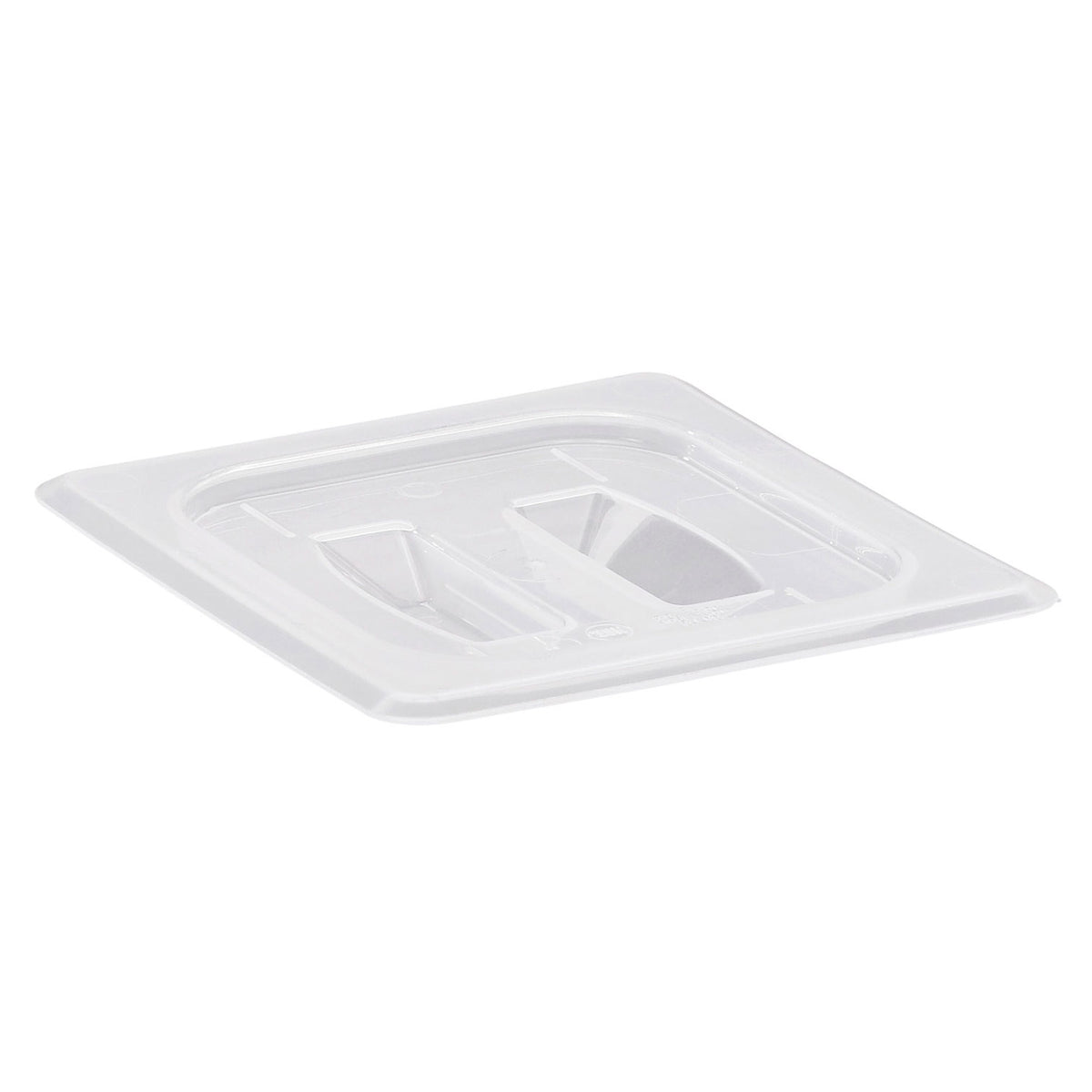 Cambro 60PPCH190 1/6 Size Handled Translucent Polypropylene Lid, NSF — Case of 6 pieces