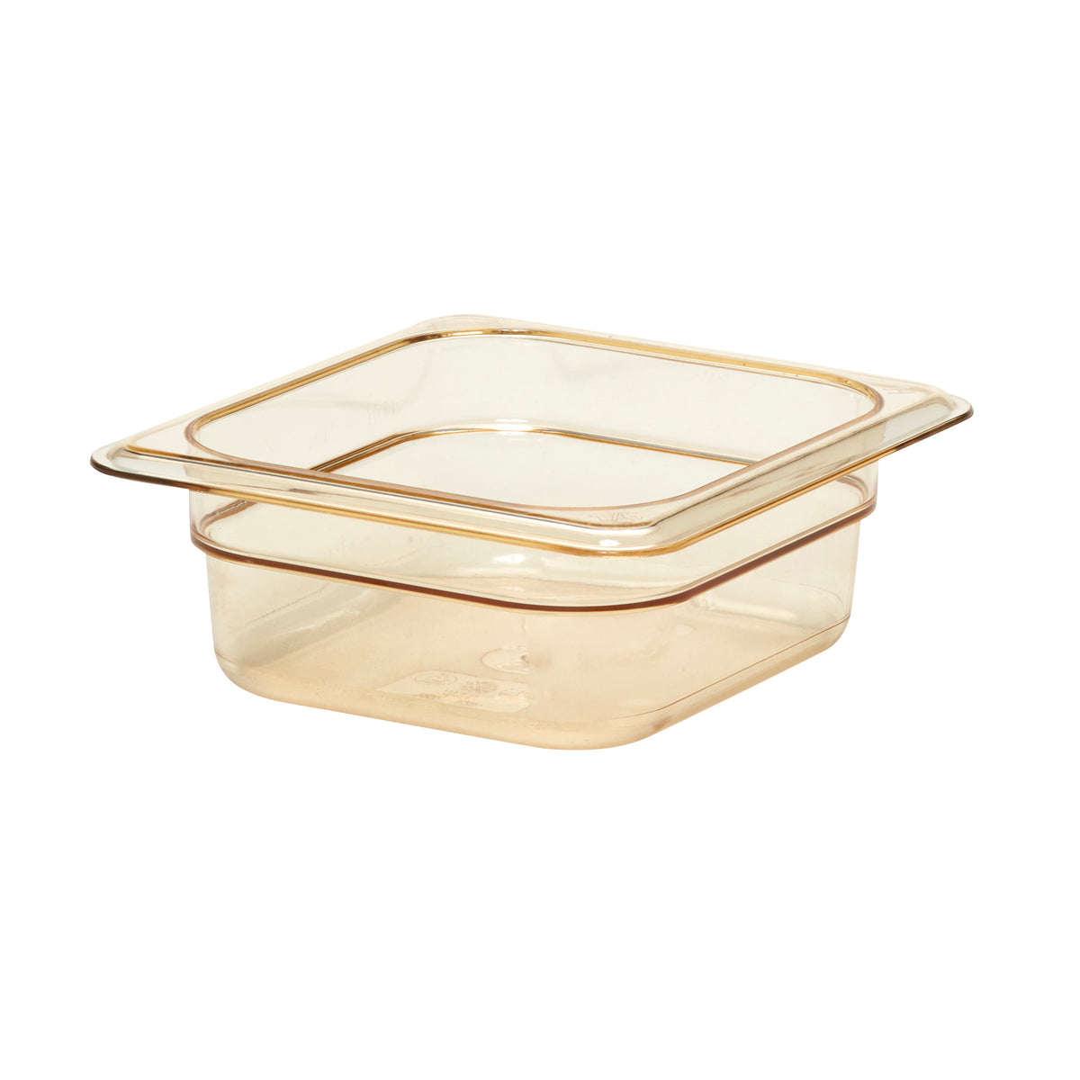 Cambro 62HP150 H-Pan 1/6 Size, 2-1/2″ Deep Amber Plastic Pan, Non-Stick, -40°F to 375°F, NSF — Case of 6 pieces