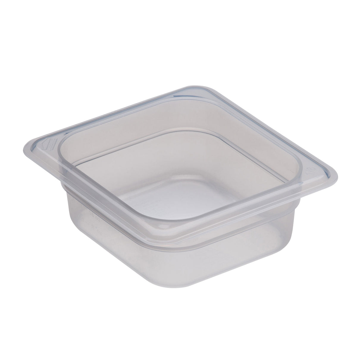 Cambro 62PP190 - 1/6 Size Translucent Polypropylene Food Pan, 2-1/2" Deep, NSF — Case of 6 pieces