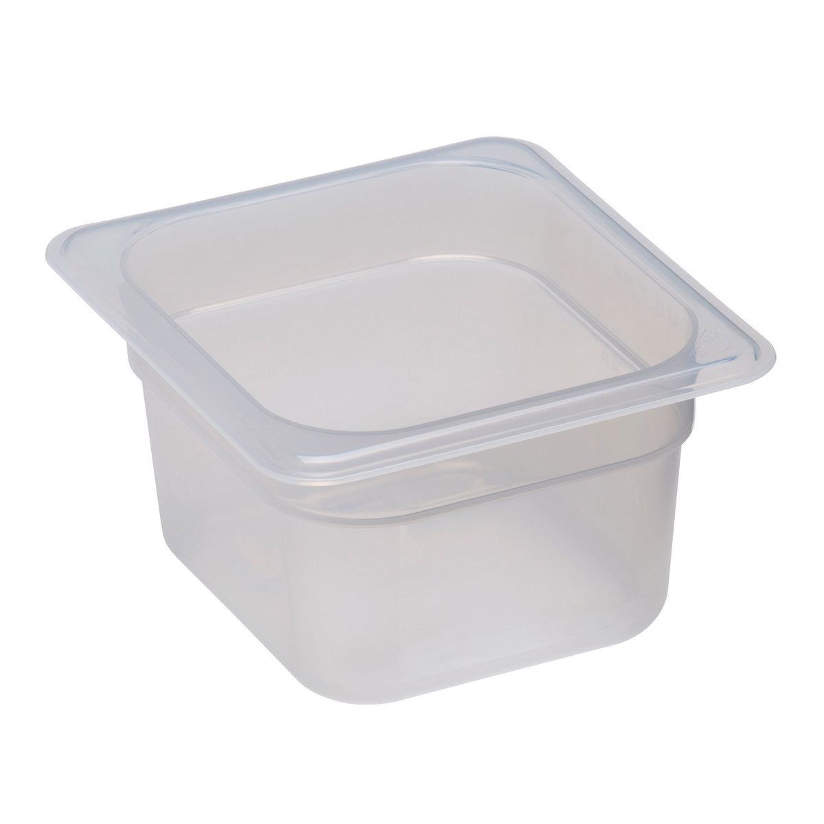 Cambro 64PP190 Food Pan - 1/6 Size, 4" Deep, Translucent Polypropylene, NSF — Case of 6 pieces