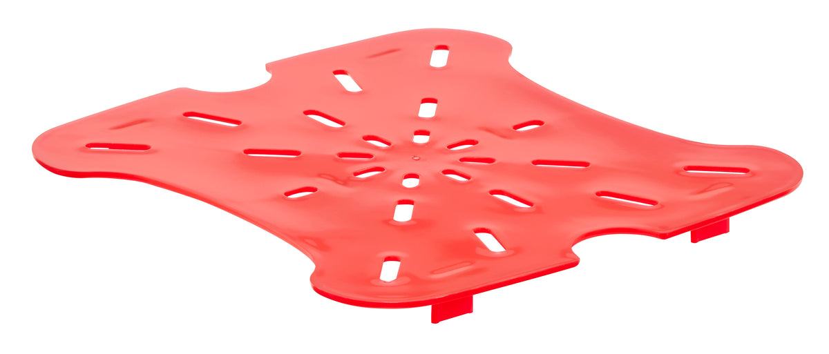 Cambro 6SFSFPDPP266 Drain Shelf Fits 6 & 8 Quart FreshPro Containers, Red Plastic, NSF — Case of 6 pieces