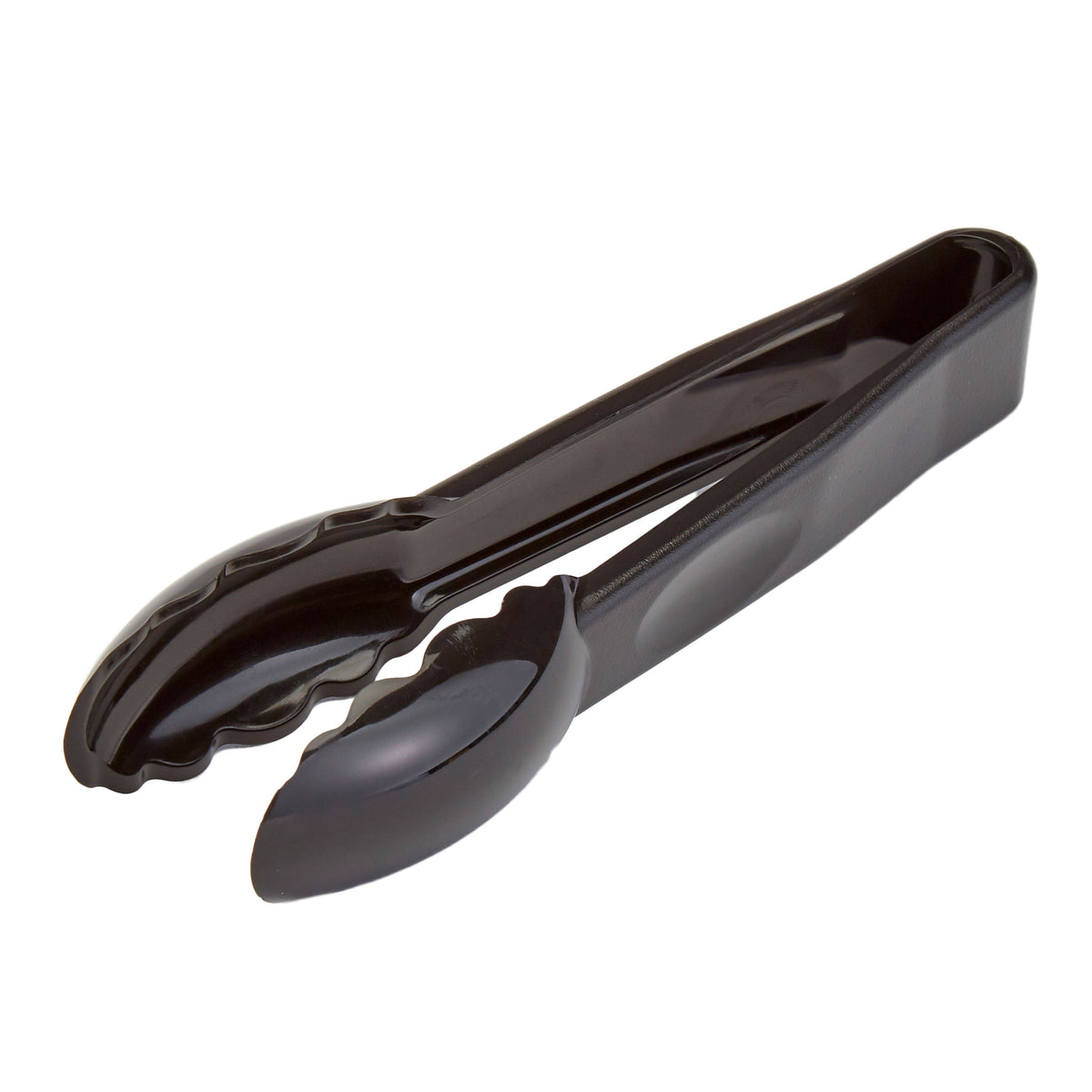 Cambro 6TGS110 Plastic Tongs, 6" Black, Heat-Resistant -40°F to 212°F, NSF, Dishwasher Safe — Case of 12 pieces