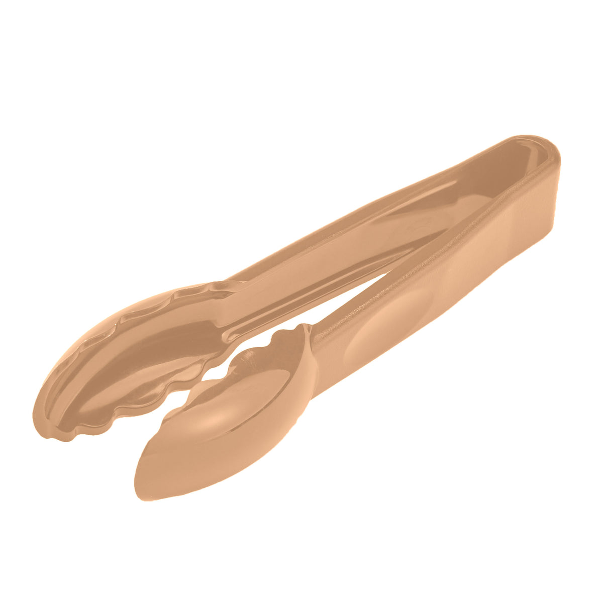 Cambro 6TGS133 - 6" Beige Serving Tongs, Grip, Heat-Resistant -40°F to 212°F, Dishwasher Safe — Case of 12 pieces