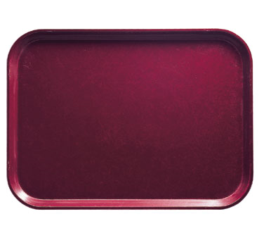 Cambro 810522 Rectangular Tray, 8" x 9-7/8" Fiberglass, Burgundy Wine, NSF, Dishwasher Safe — Case of 12 pieces