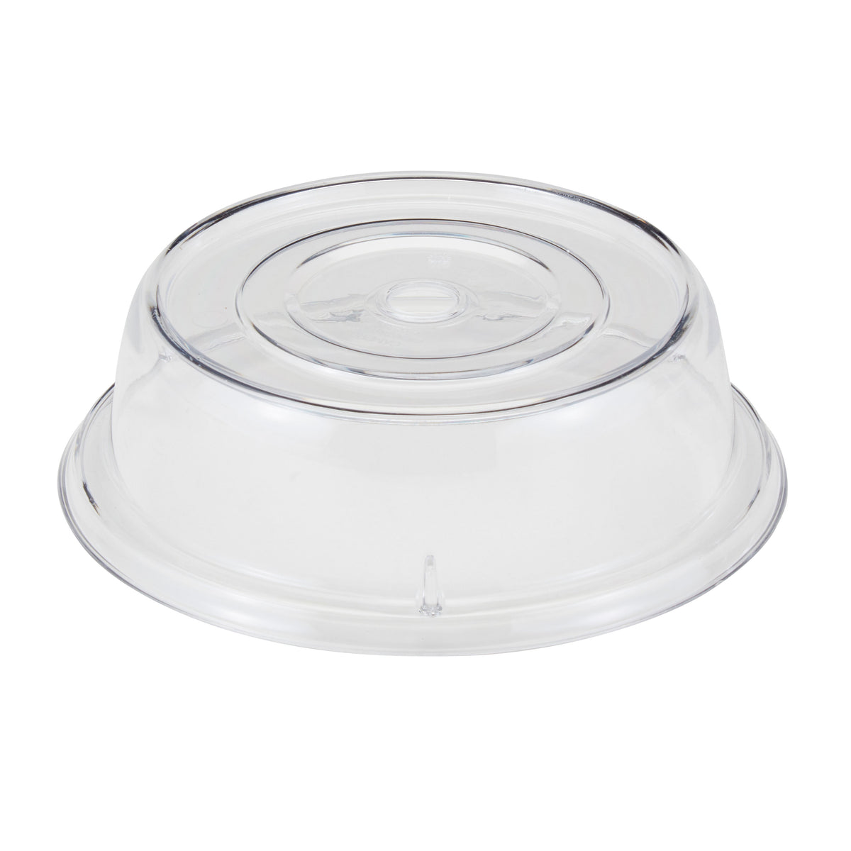 Cambro 909CW152 Clear PC Plate Cover, 9-3/4" Dia x 2-3/4" H, Stackable, NSF Safe, 210°F, USA Made — Case of 12 pieces